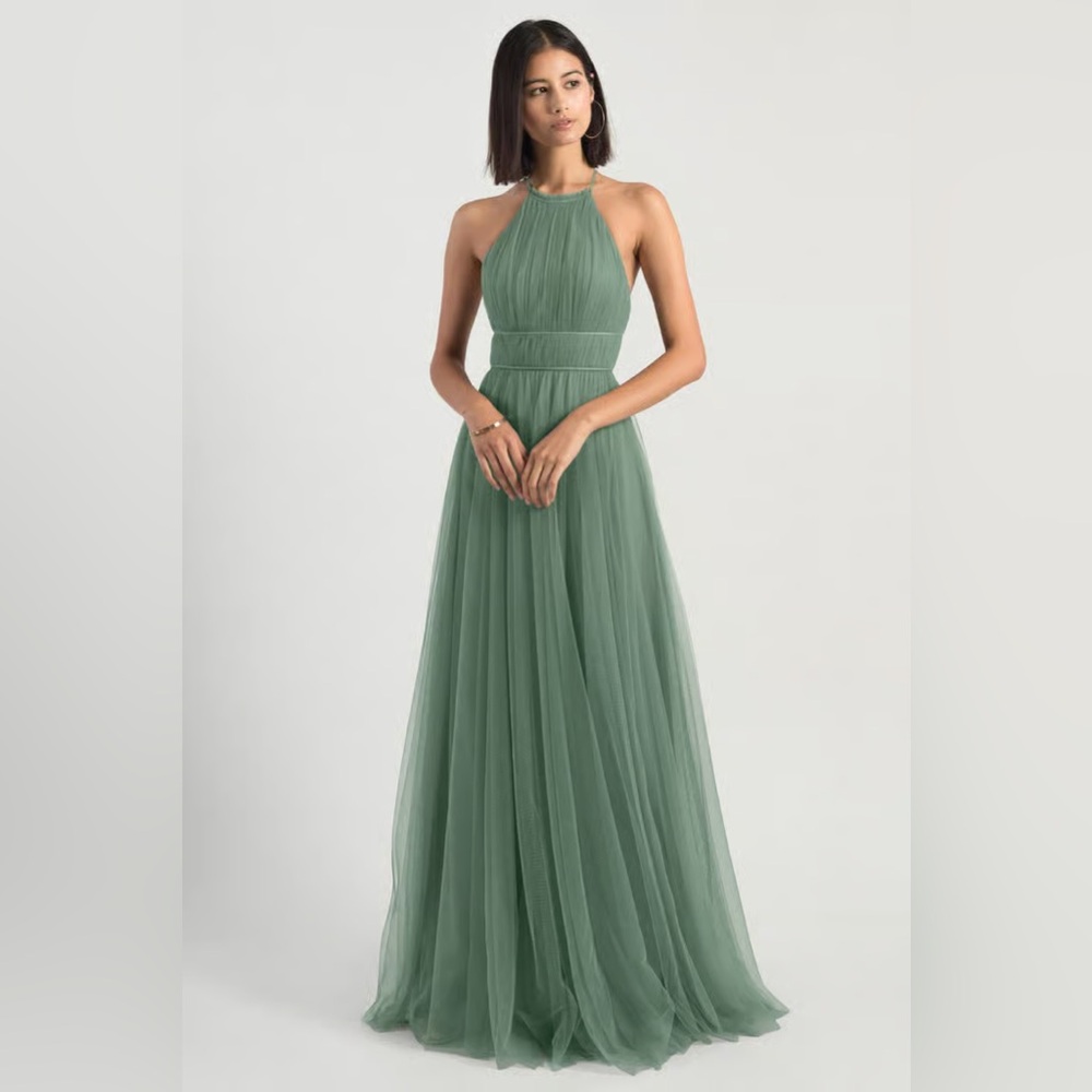 Jenny Yoo Bridesmaid Helena Dress Size 2 Eucalyptus